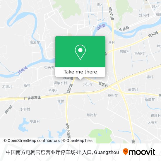 中国南方电网官窑营业厅停车场-出入口 map