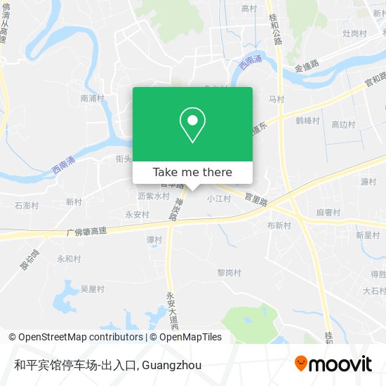 和平宾馆停车场-出入口 map
