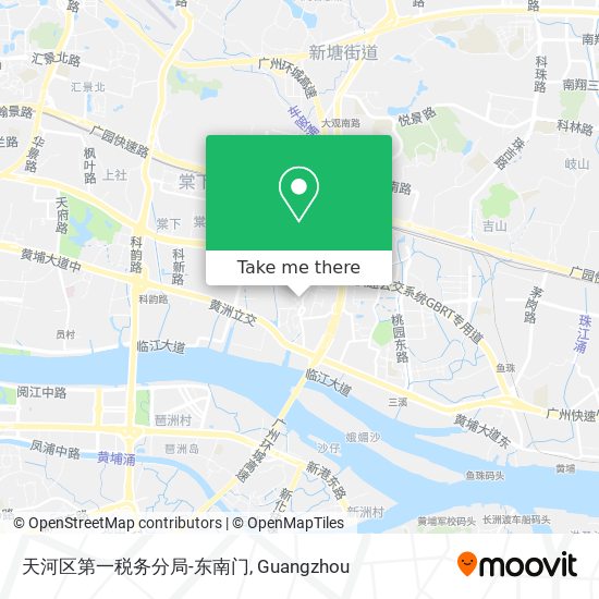 天河区第一税务分局-东南门 map