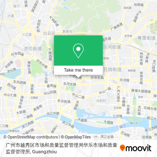 广州市越秀区市场和质量监督管理局华乐市场和质量监督管理所 map