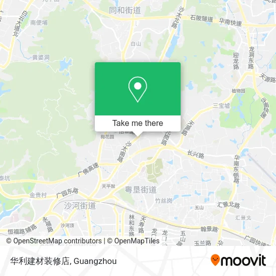 华利建材装修店 map
