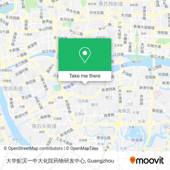 大华鮀滨一中大化院药物研发中心 map