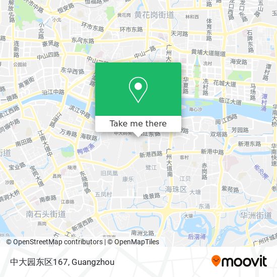 中大园东区167 map