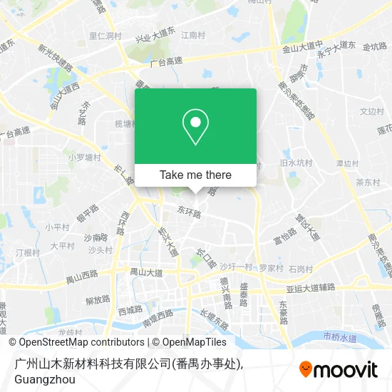 广州山木新材料科技有限公司(番禺办事处) map