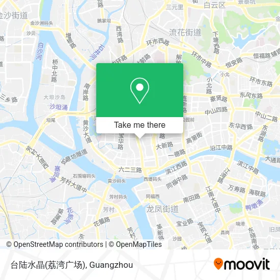 台陆水晶(荔湾广场) map