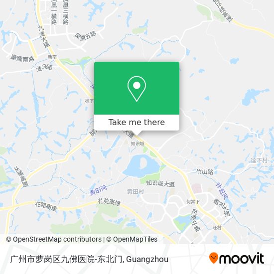 广州市萝岗区九佛医院-东北门 map