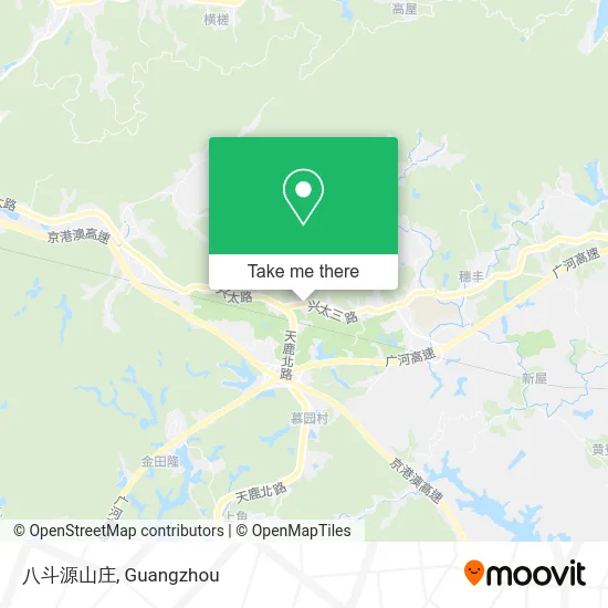 八斗源山庄 map