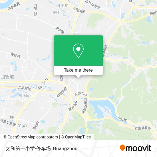 太和第一小学-停车场 map