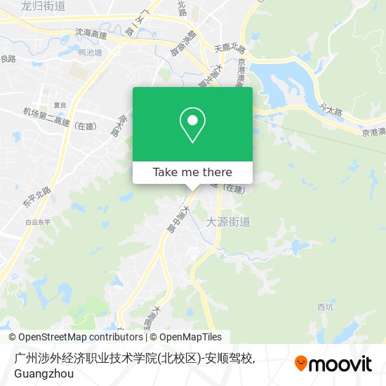 广州涉外经济职业技术学院(北校区)-安顺驾校 map