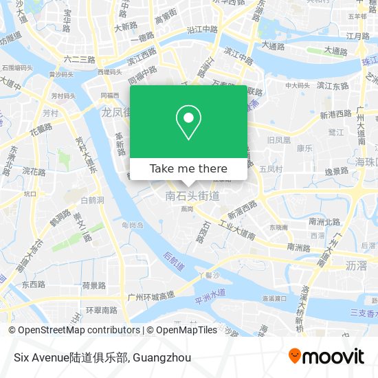 Six Avenue陆道俱乐部 map