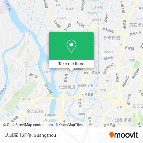 志诚家电维修 map