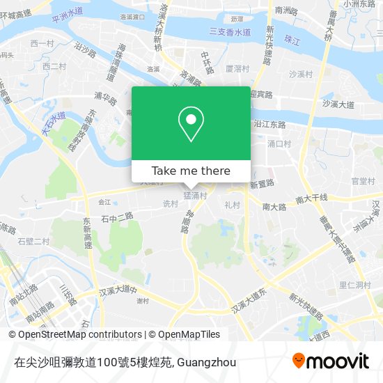 在尖沙咀彌敦道100號5樓煌苑 map