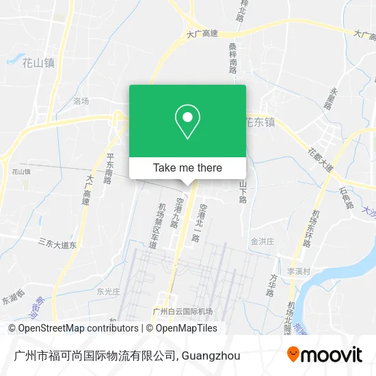 广州市福可尚国际物流有限公司 map