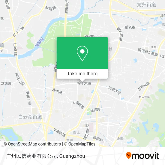 广州民信药业有限公司 map