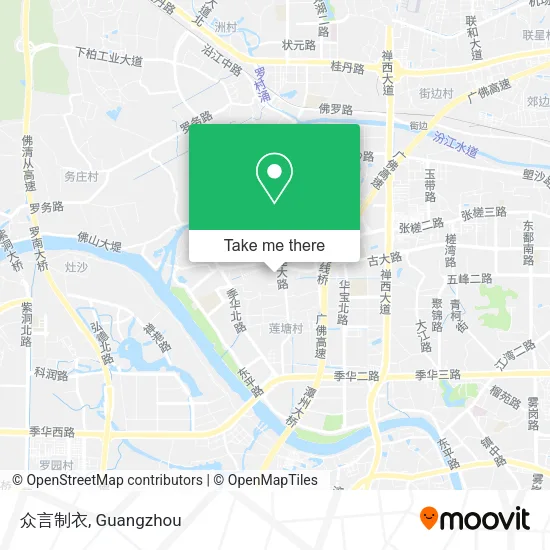 众言制衣 map