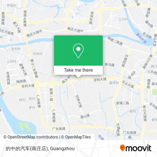 的中的汽车(南庄店) map