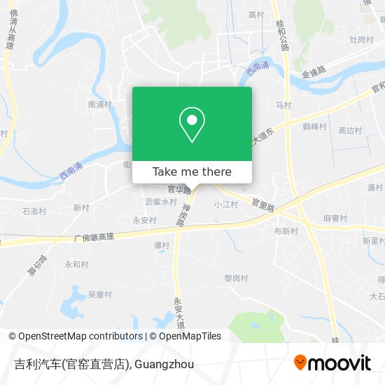 吉利汽车(官窑直营店) map