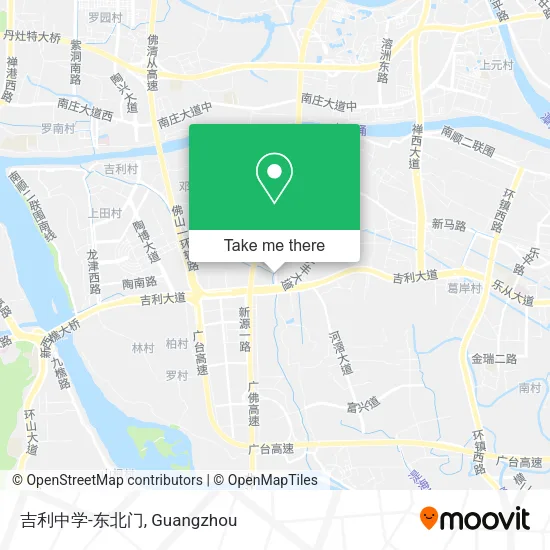 吉利中学-东北门 map