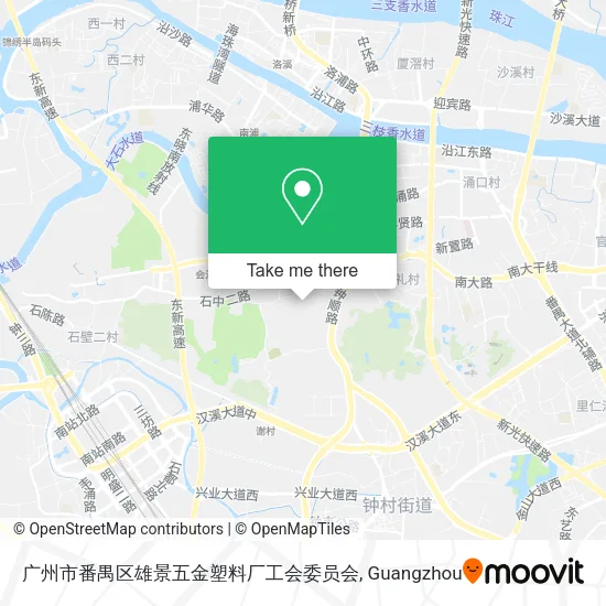 广州市番禺区雄景五金塑料厂工会委员会 map