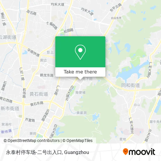 永泰村停车场-二号出入口 map