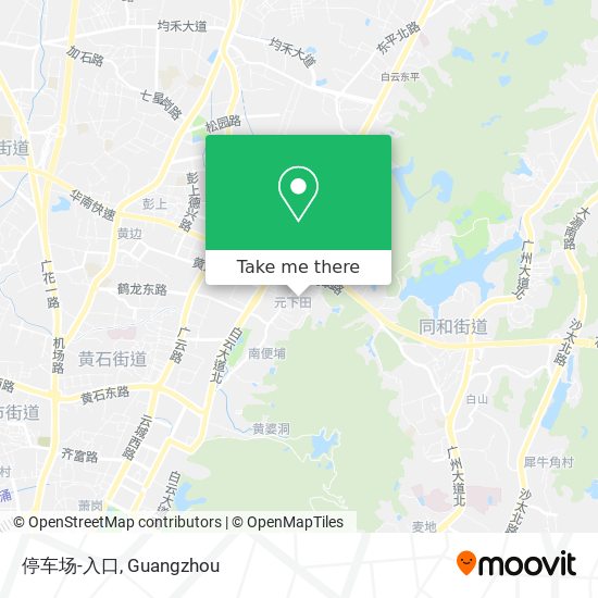 停车场-入口 map