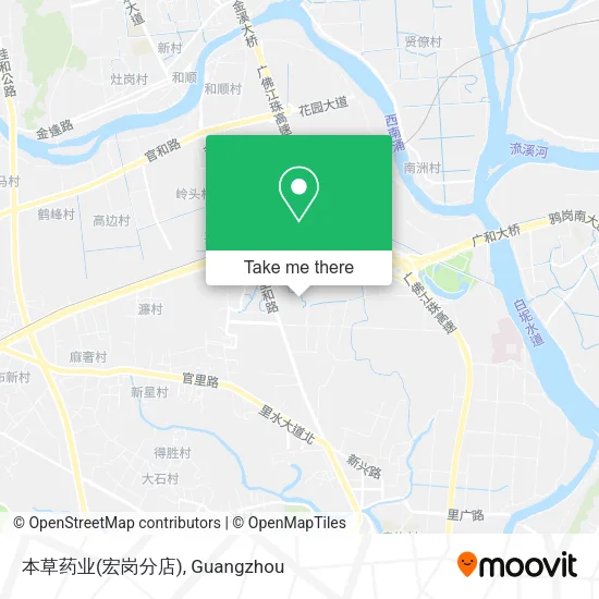 本草药业(宏岗分店) map