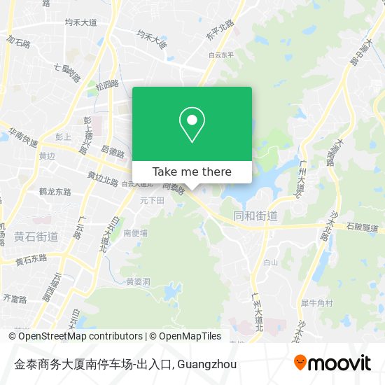 金泰商务大厦南停车场-出入口 map