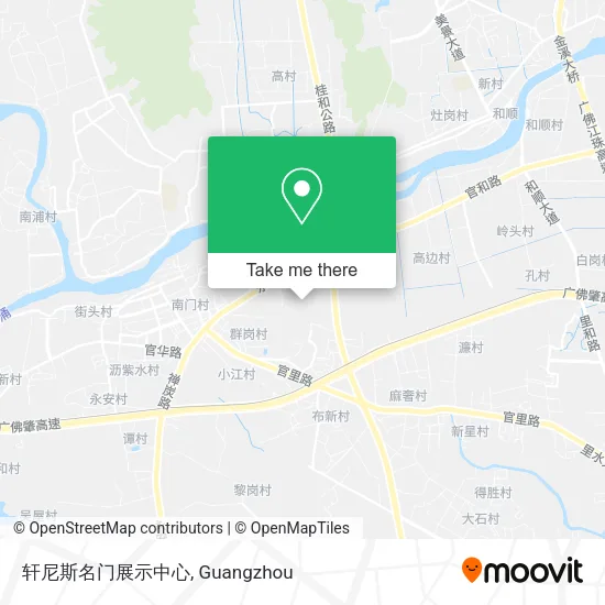 轩尼斯名门展示中心 map
