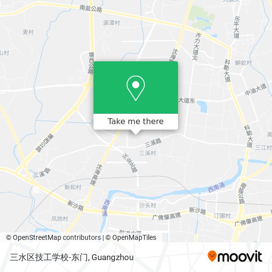 三水区技工学校-东门 map