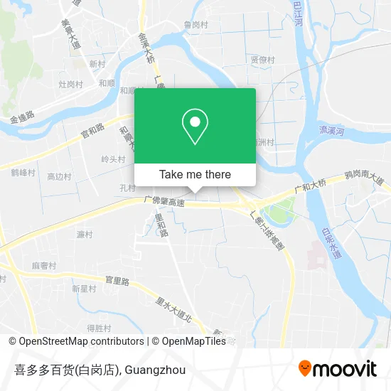 喜多多百货(白岗店) map