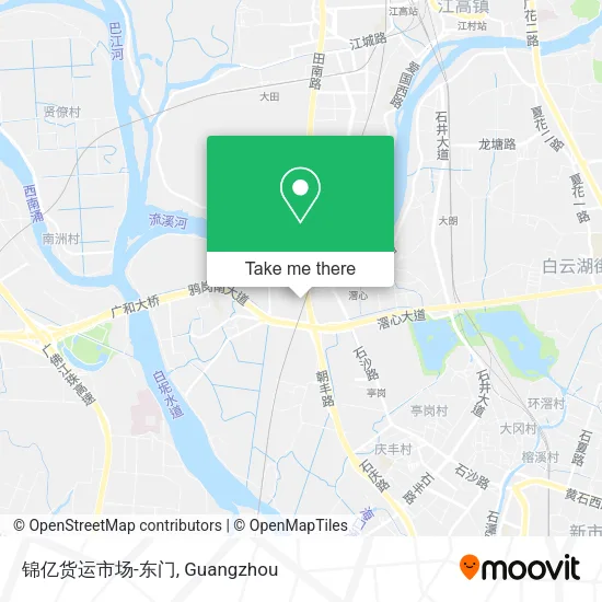 锦亿货运市场-东门 map