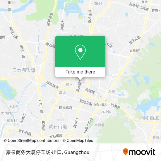 豪泉商务大厦停车场-出口 map