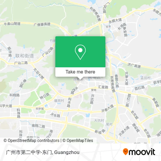 广州市第二中学-东门 map