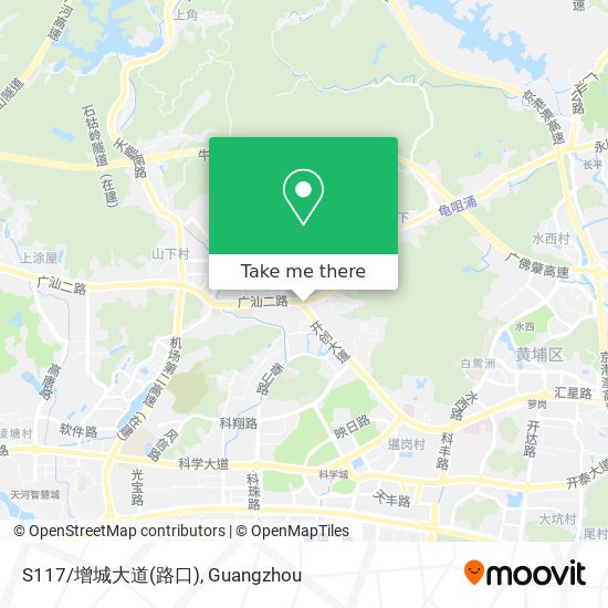 S117/增城大道(路口) map
