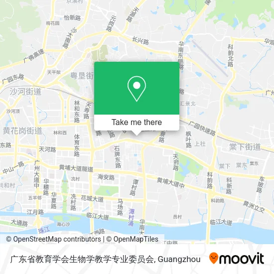 广东省教育学会生物学教学专业委员会 map