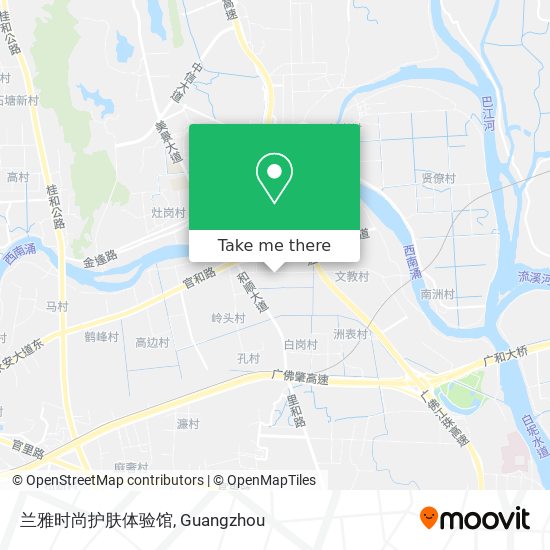 兰雅时尚护肤体验馆 map