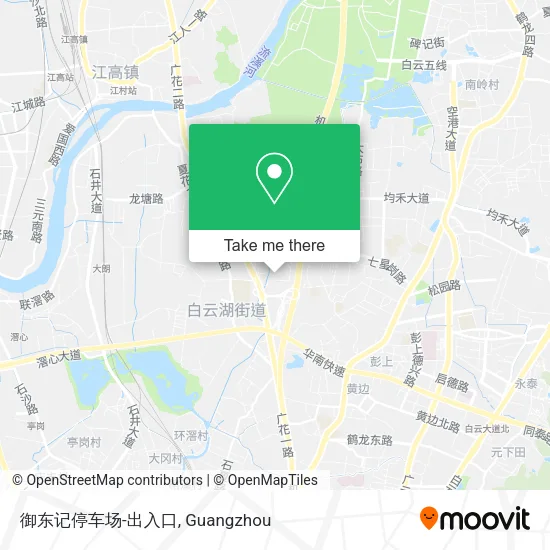 御东记停车场-出入口 map