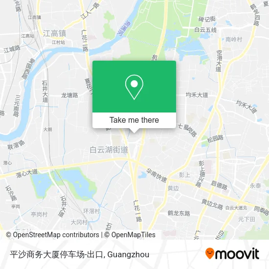 平沙商务大厦停车场-出口 map