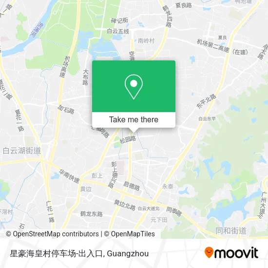 星豪海皇村停车场-出入口 map