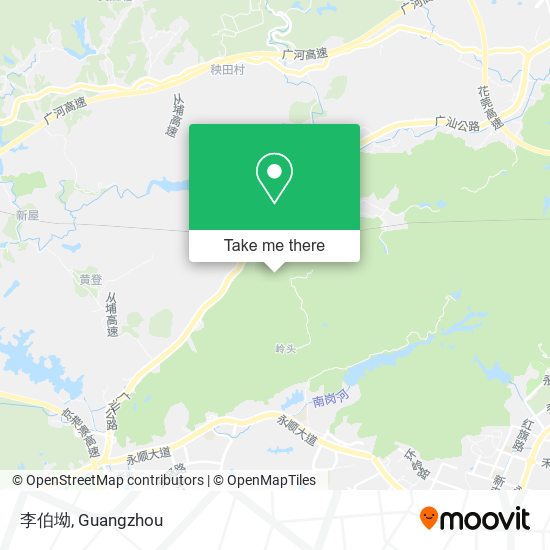 李伯坳 map