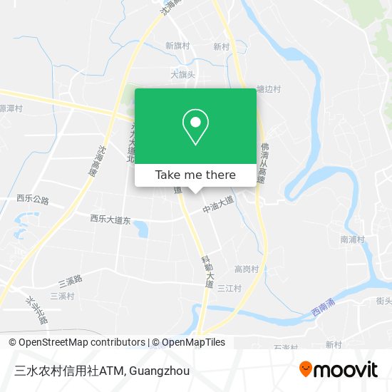 三水农村信用社ATM map
