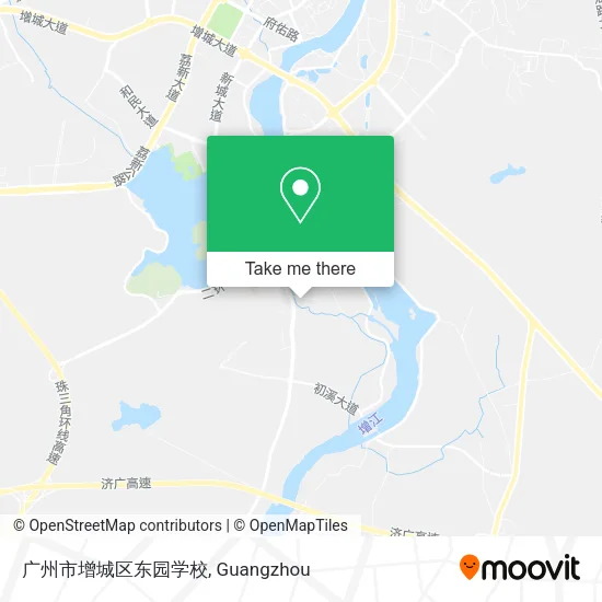 广州市增城区东园学校 map