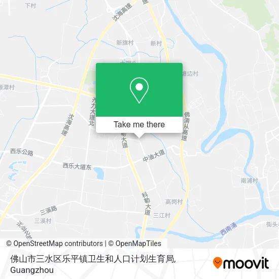 佛山市三水区乐平镇卫生和人口计划生育局 map