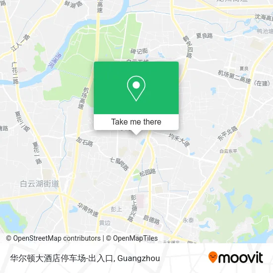 华尔顿大酒店停车场-出入口 map