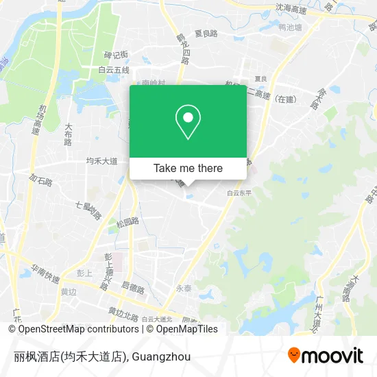 丽枫酒店(均禾大道店) map