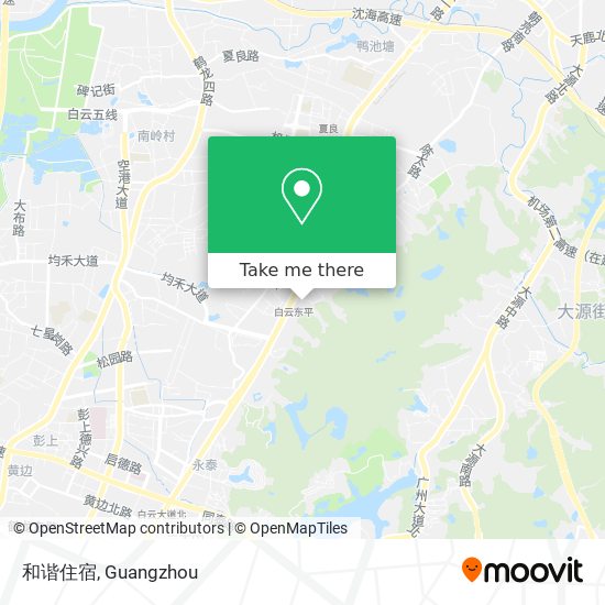 和谐住宿 map