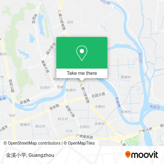 金溪小学 map