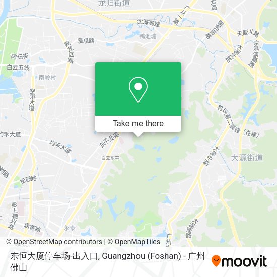 东恒大厦停车场-出入口 map