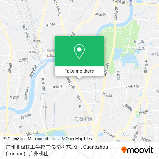 广州高级技工学校广汽校区-东北门 map