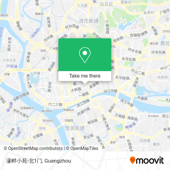 濠畔小苑-北1门 map
